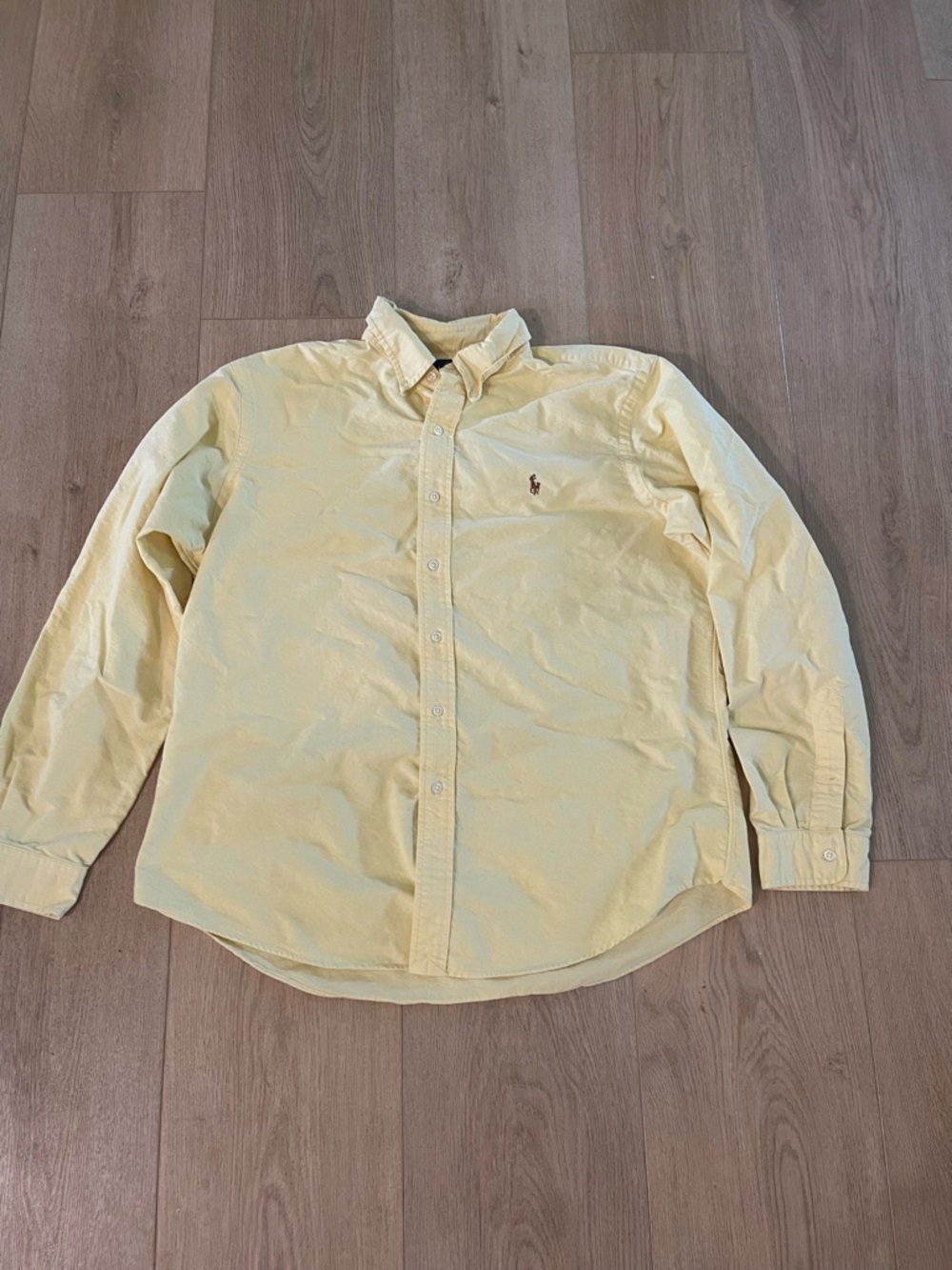 Ralph Lauren Pale Yellow Collared Shirt